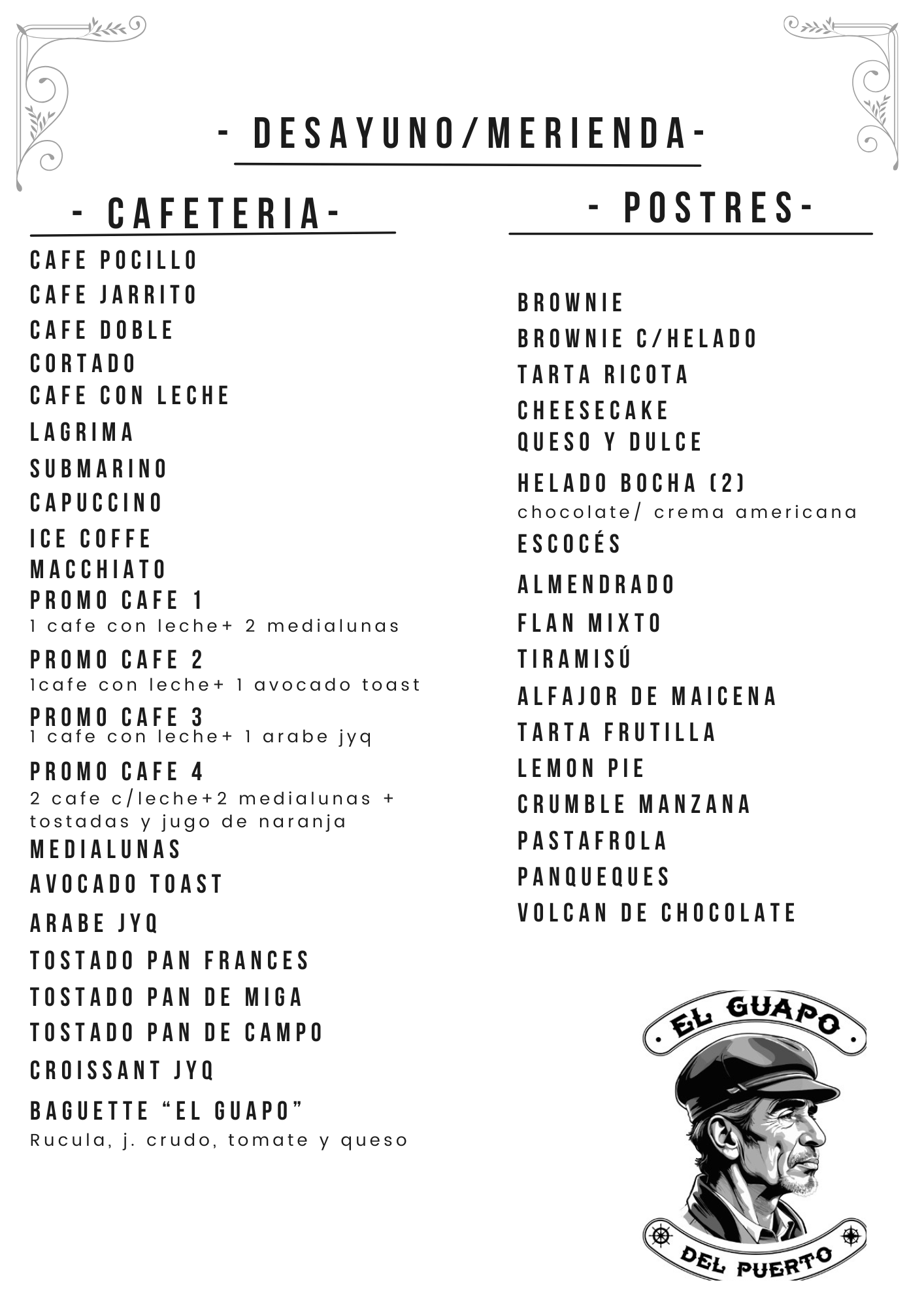 Meriendas y Desayunos